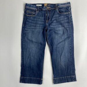 KUT Natalie Crop Denim Capri Jeans Size 10